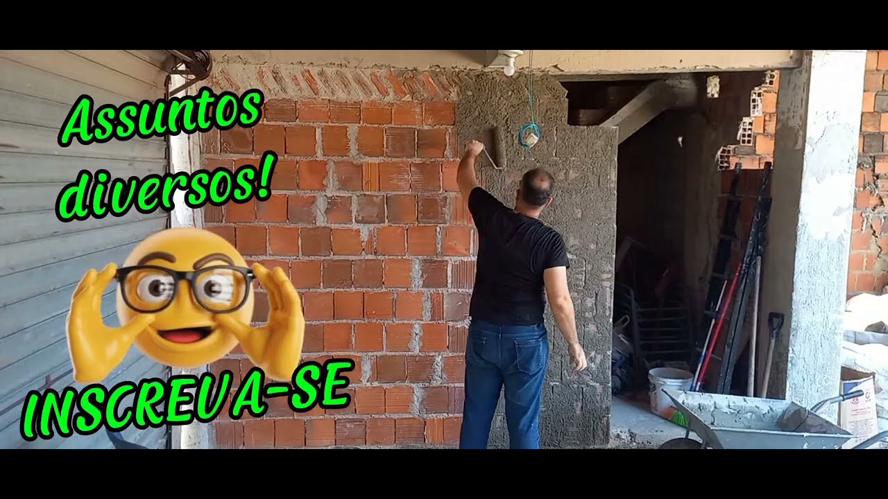 CHAPISCO ROLADO - FAÇA VOCÊ MESMO PASSO A PASSO.