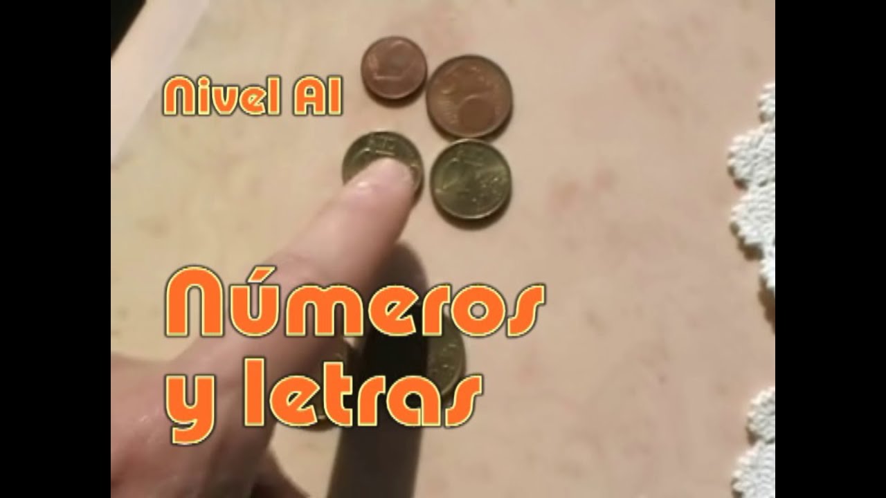 N&uacute;meros y letras. Nivel A1