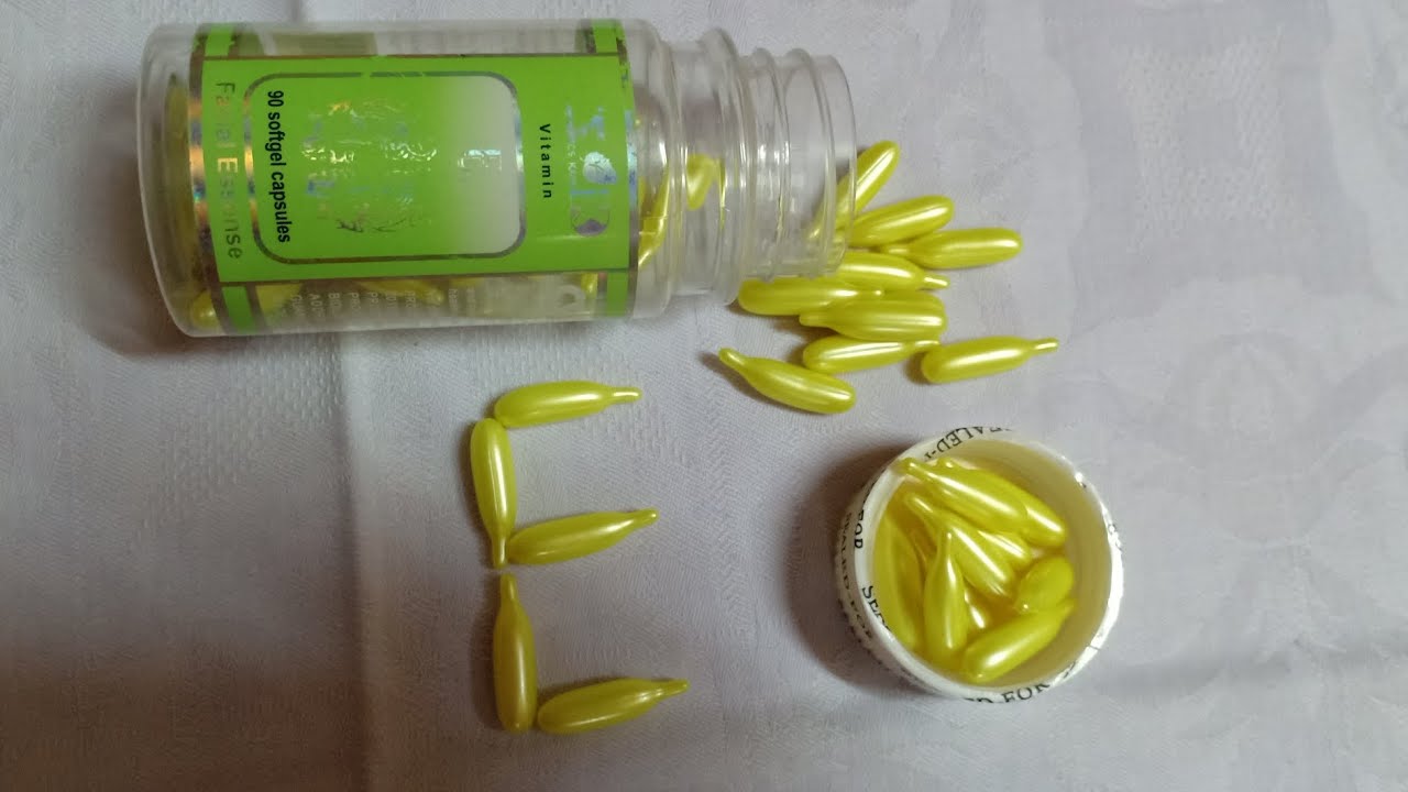 كبسوله فيتامين E للبشره ازي أعرف إنها أصليه وطريقة استخدامها للبشره  vitamin e بيسبب حبوب ولا لا