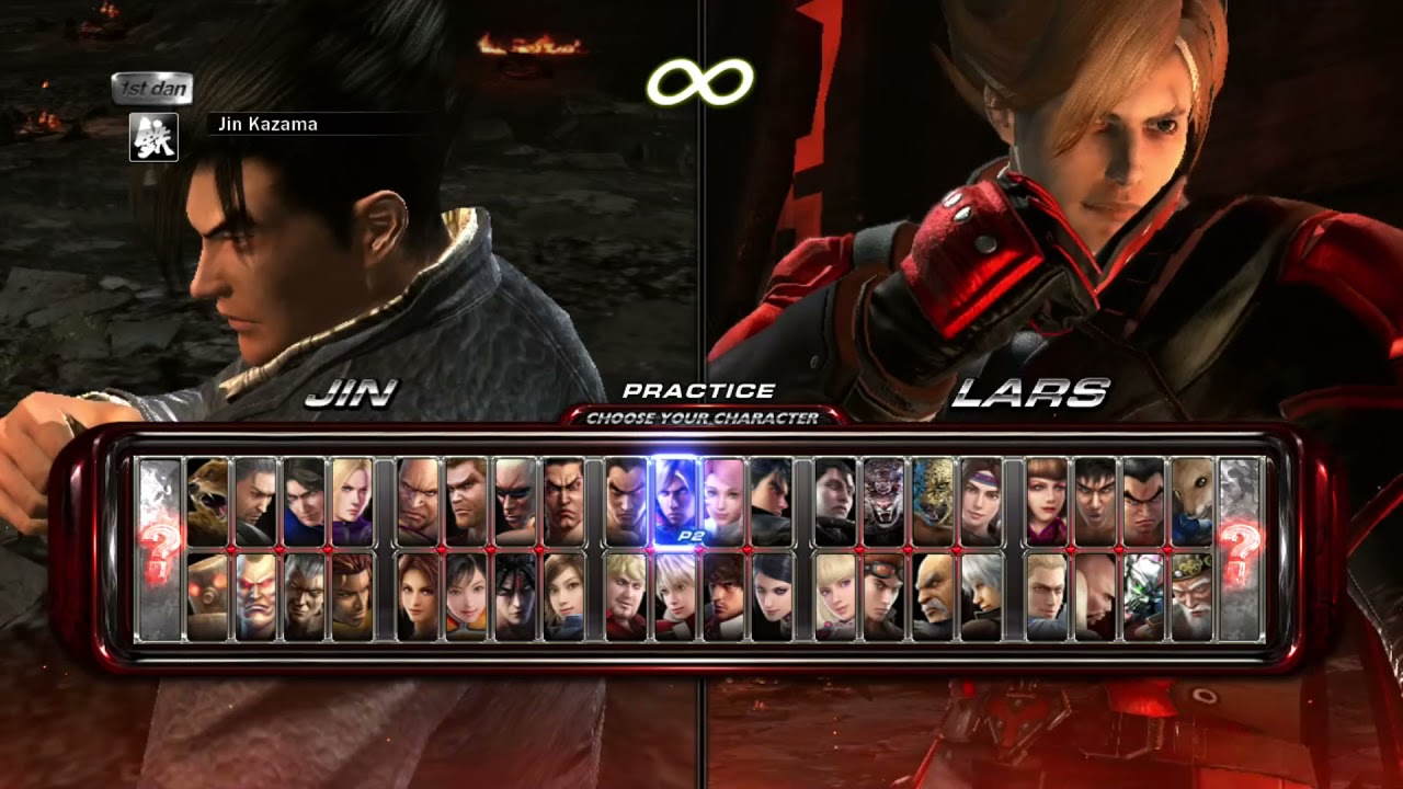 TEKKEN 6 FIGHTER SELECT SCREEN