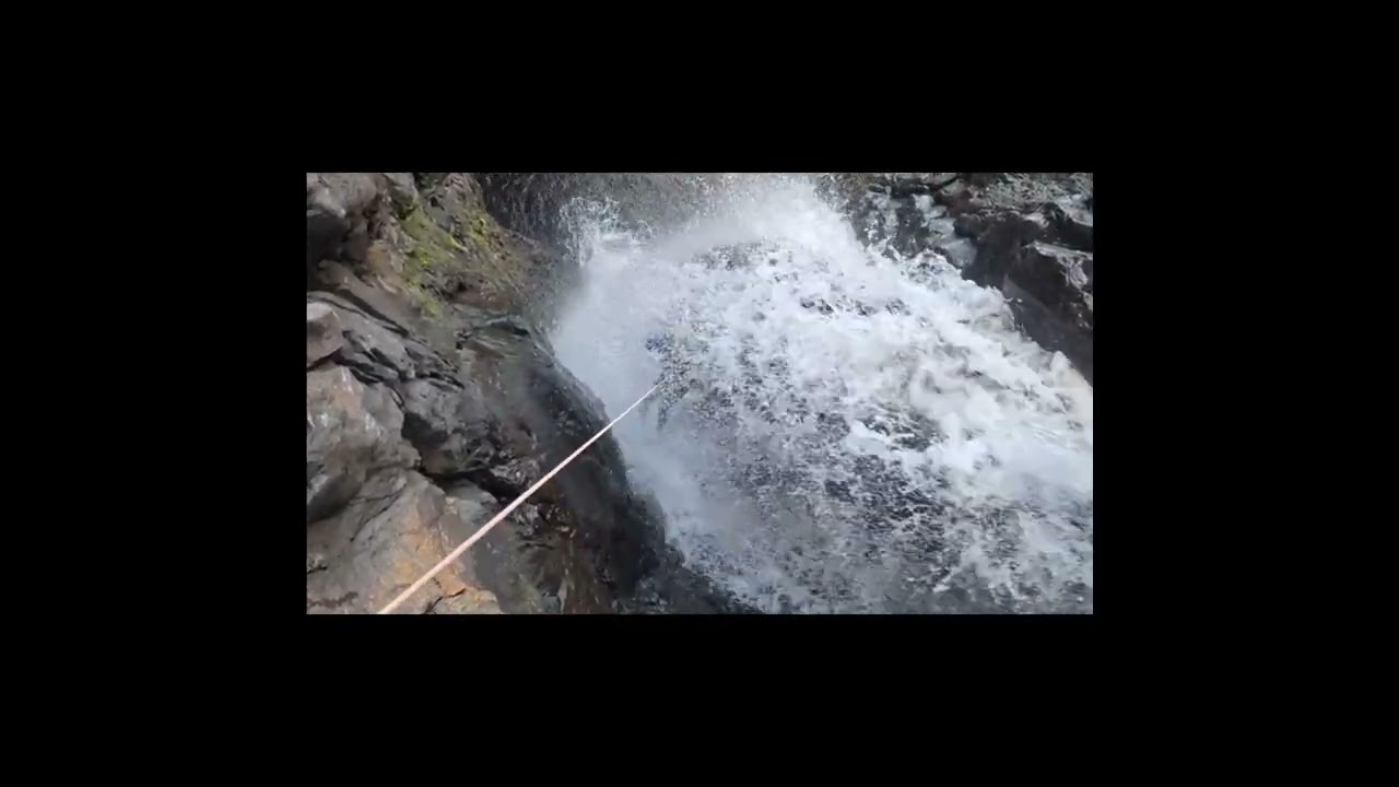 Canyoning Level 4 in Madeira, Portugal. Ribeira Funda in Seixal