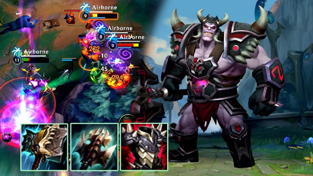 SION WITH HULLBREAKER IS A NIGHTMARE | WILD RIFT BUILD AND RUNES 