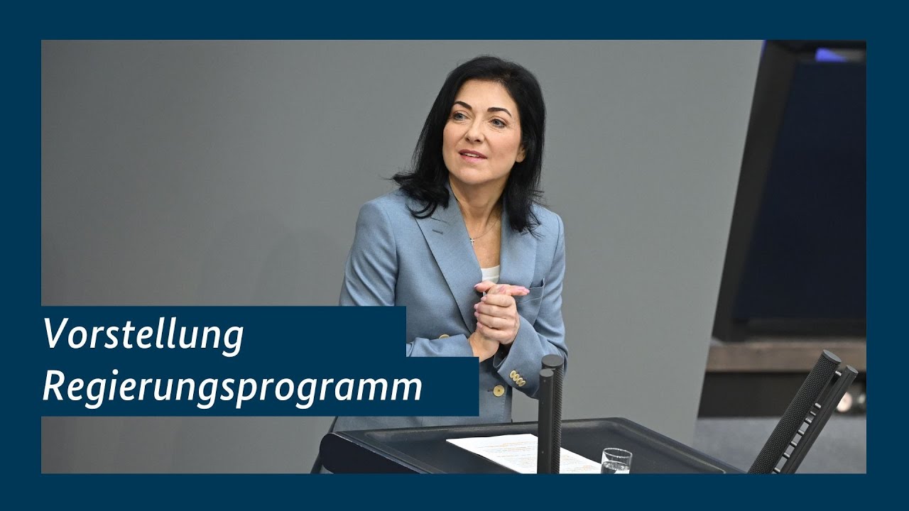 Vorstellung des Regierungsprogramms