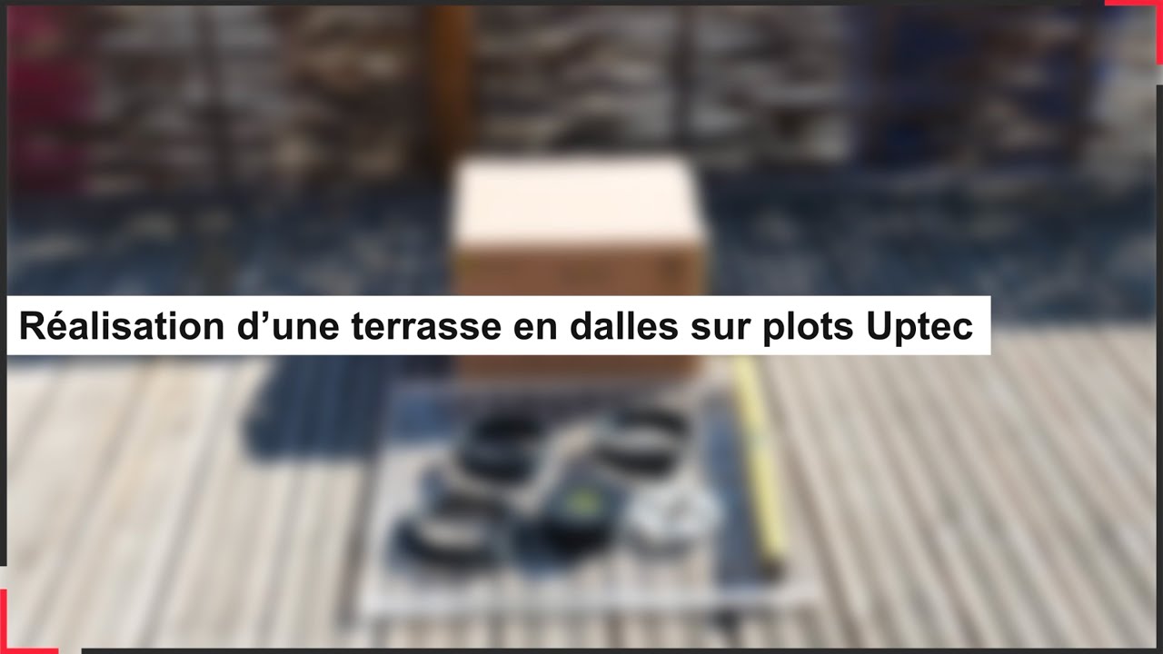Tuto : Pose d'une terrasse en carrelage sur plots Profilitec