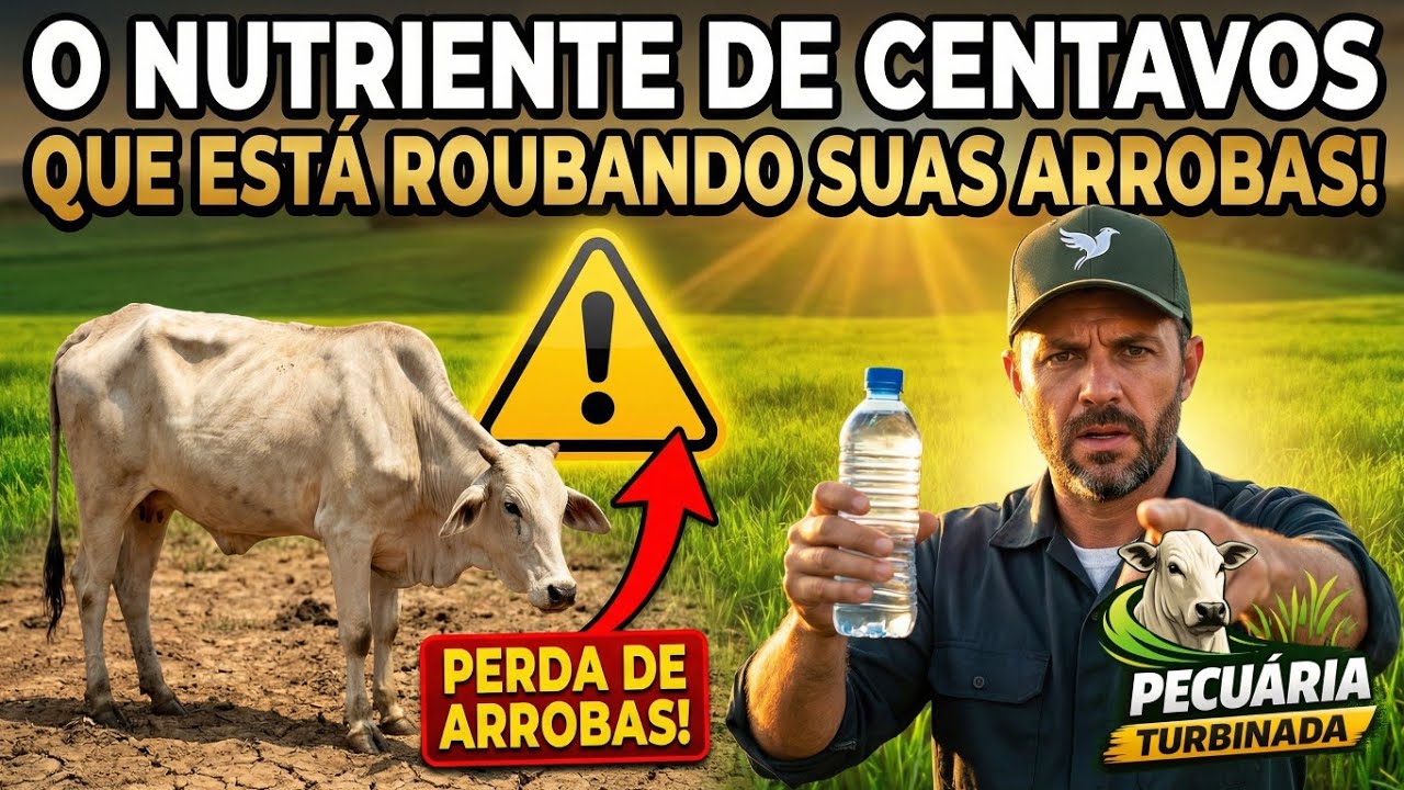 O Nutriente de Centavos que está Roubando suas Arrobas!