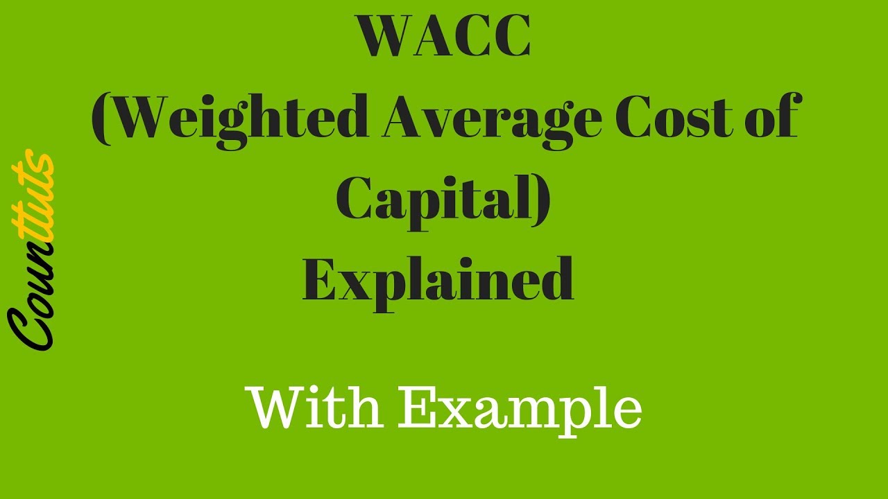 WACC Weighted Average Cost of Capital | Explained with Example