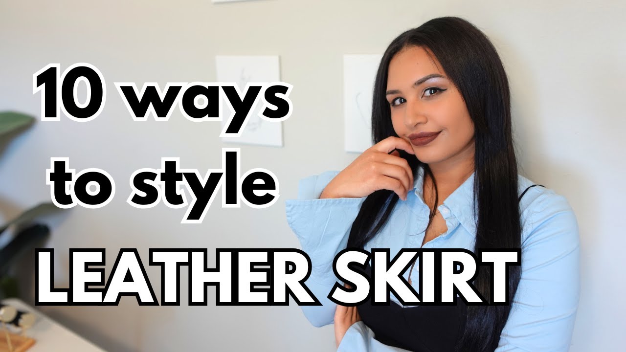How to Style a Leather Skirt (Holiday, Dinner & Night Out Looks)