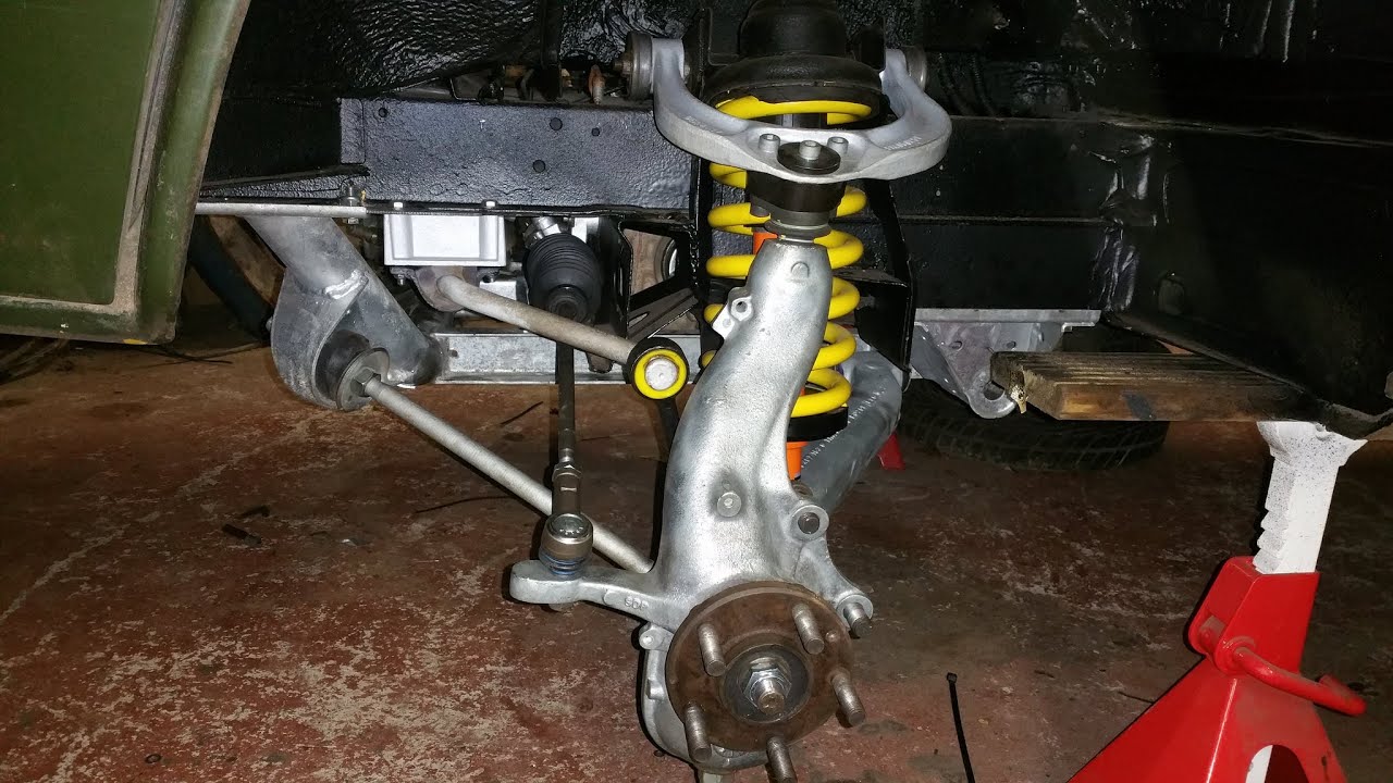 VW T25 T3 Vanagon 2WD to Syncro 4WD Conversion Project - Front End Almost Finished