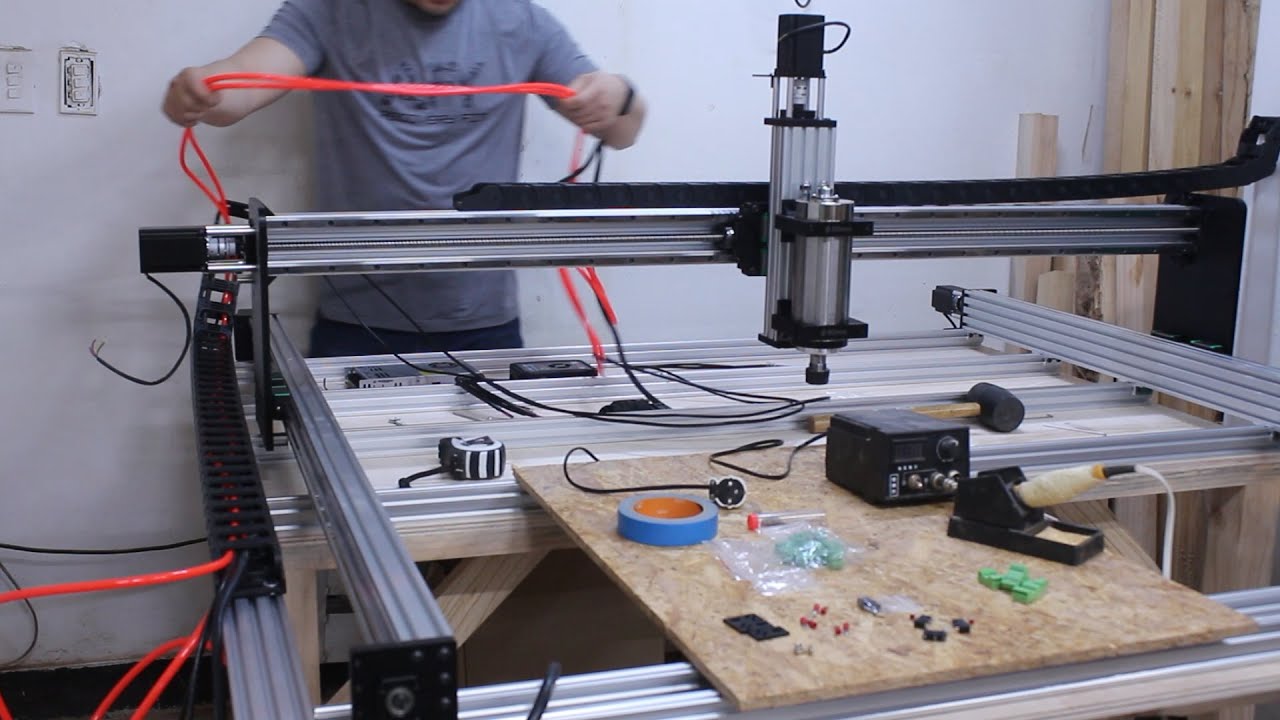 PART4. CNC DRAGCHAIN, ELETRIC ASSEMBLY / BULK MAN 3D ULTIMATEBEE