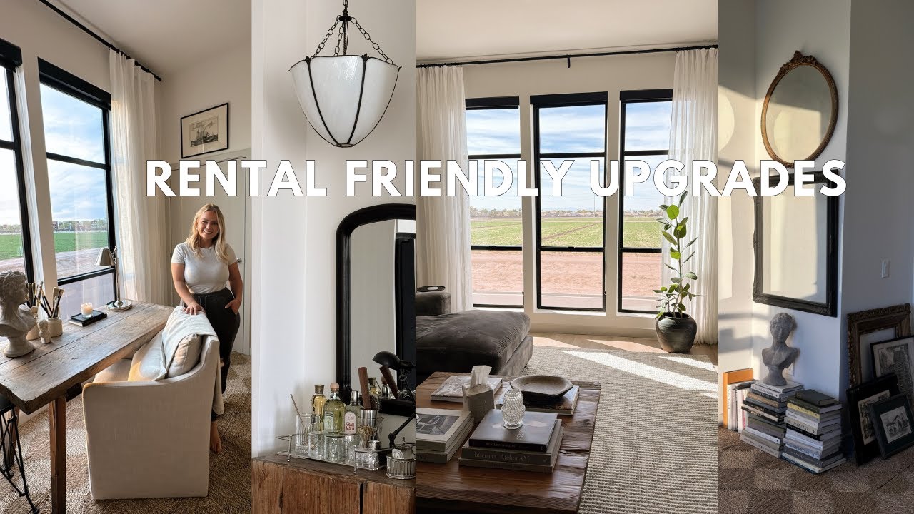 Rental Friendly Upgrades | Renter Friendly Home Decor Ideas | DIY Removable Upgrades | Design Tips