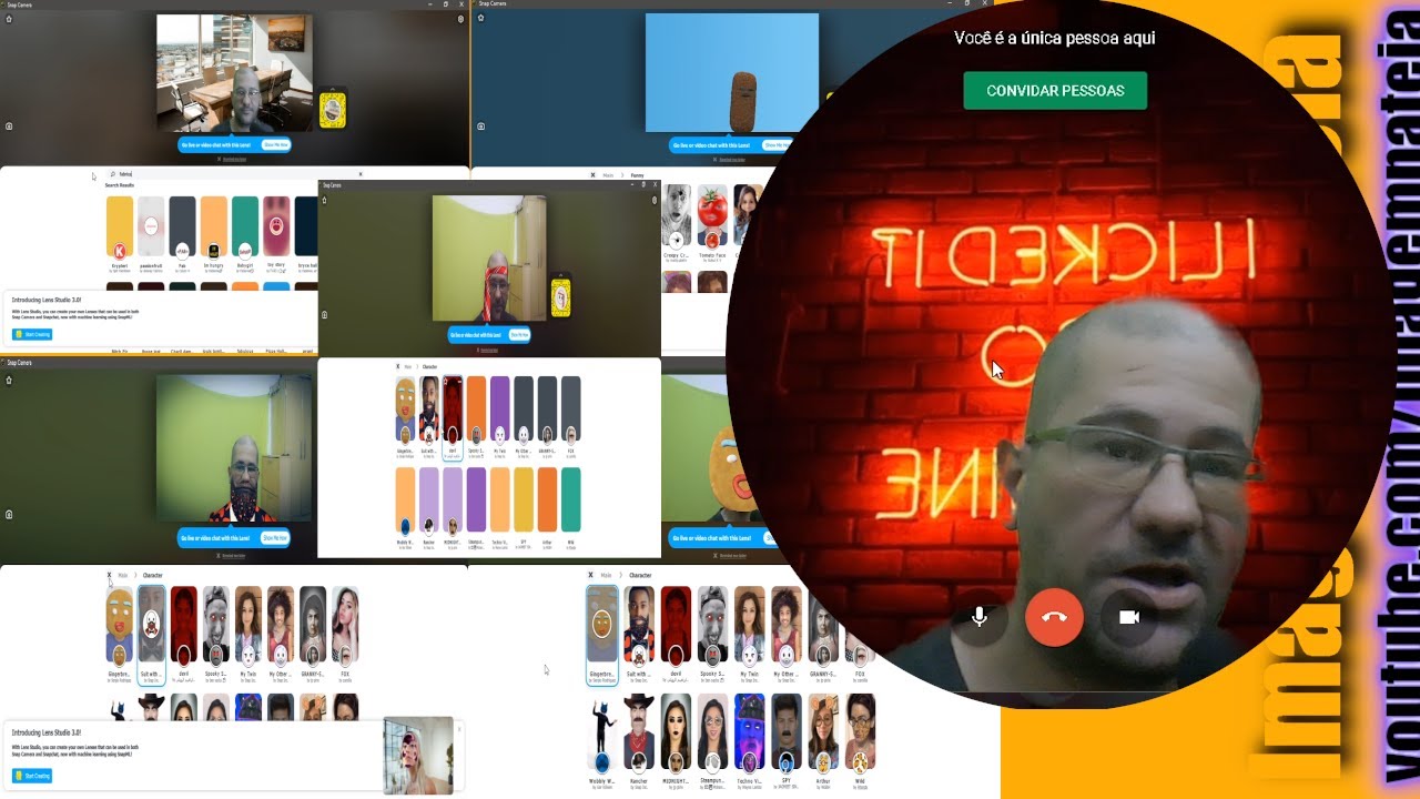 Snap Câmera - Seus vídeos papos e lives nunca mais serão do mesmo jeito