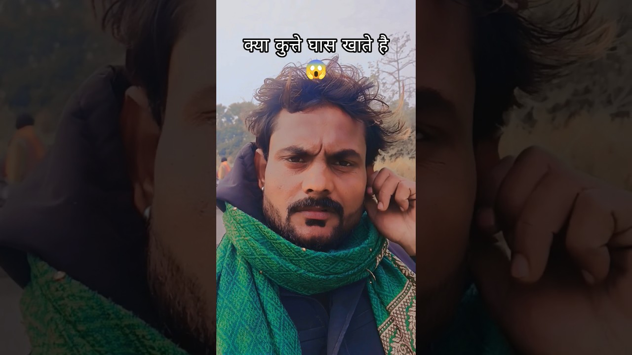 क्या कुत्ते घास खाते है😱 ||