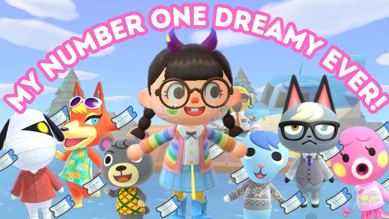 Villager Hunting for Kid core Dreams and finding my TOP dreamie | ANimal Crossing Fern
