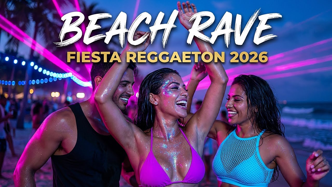 Reggaeton Beach Rave 2026 💃 Ultimate Summer Hits | Electric Pink Mix