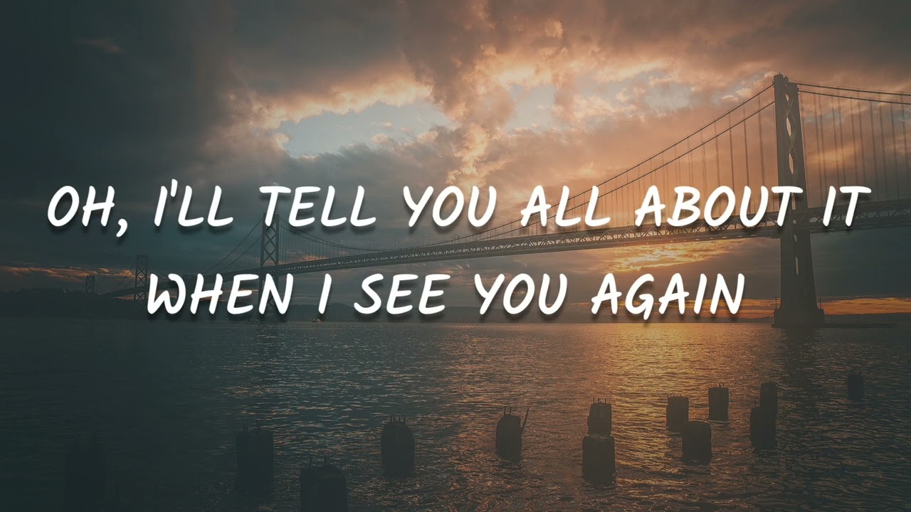 see you again song lyrics 4k