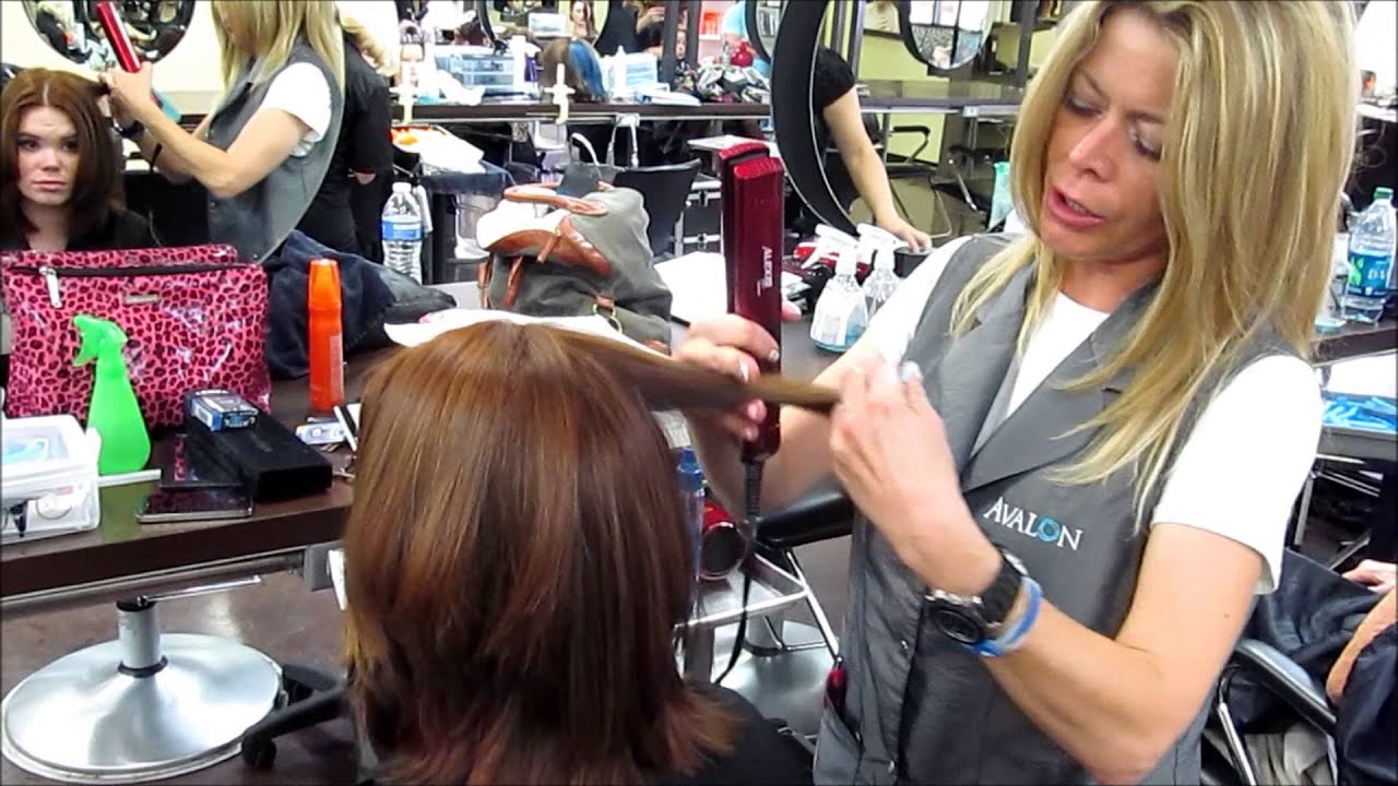 Avalon School of Cosmetology Mesa - Hair Layering Demonstration