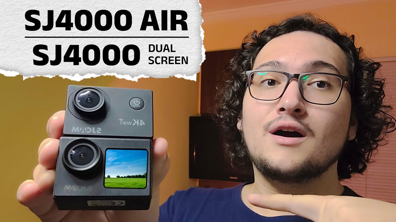 GO PRO DE 200 REAIS! SJCAM SJ4000 Air e SJ4000 Dual Screen 2