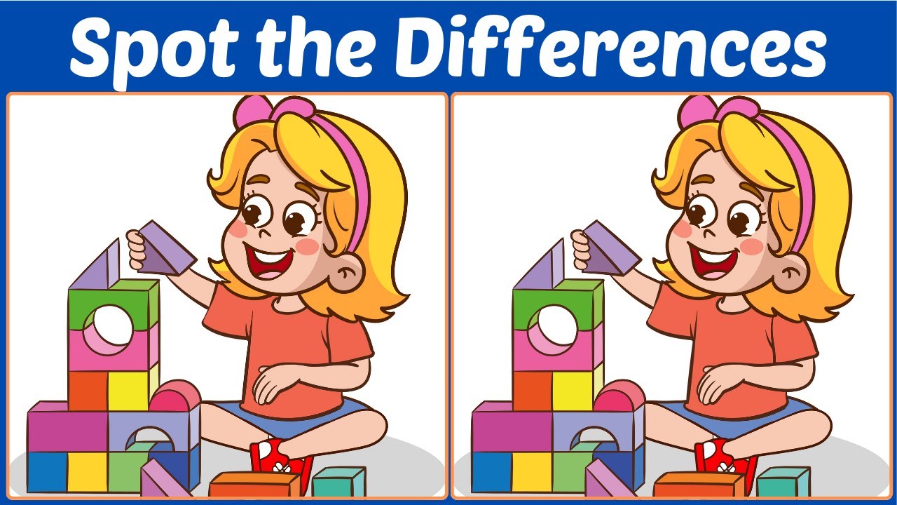 【Spot the Difference】🌈 Enhance Concentration in a 10-Minute Brain Workout!【Find the Difference】