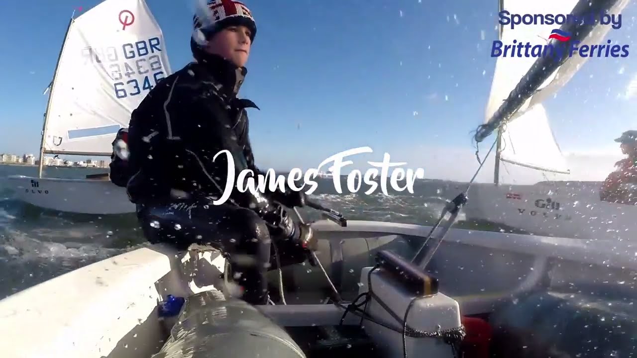 Optimist Sailing Poole YC l James Foster GBR 6320