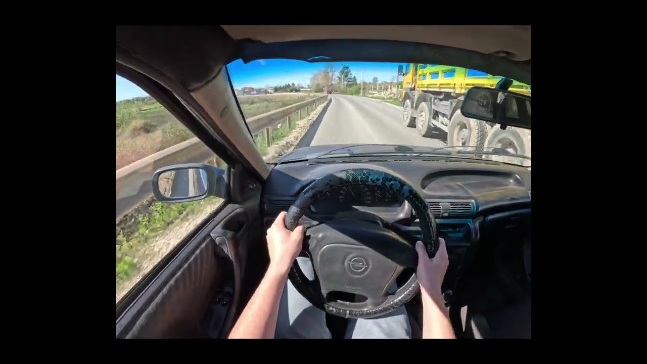 POV Driving - Opel Astra F sprint. (sh*tbox racing?)