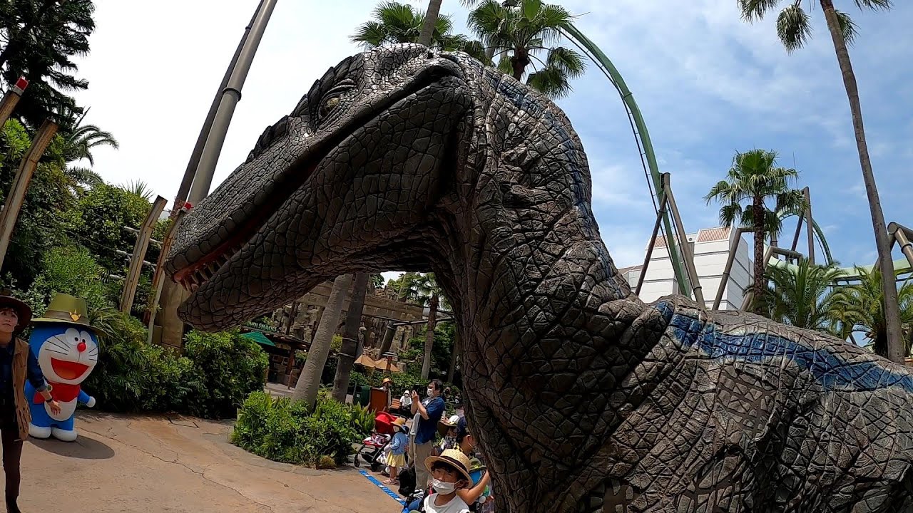 Doraemon Meets Jurassic World Show Universal Studios Japan