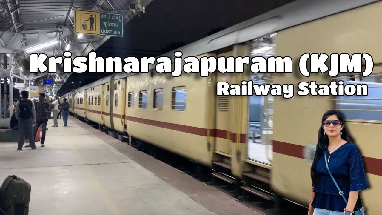 Krishnarajapuram (KJM) Railway Station In Bangalore | In Hindi #krishnarajapuram #bangalore