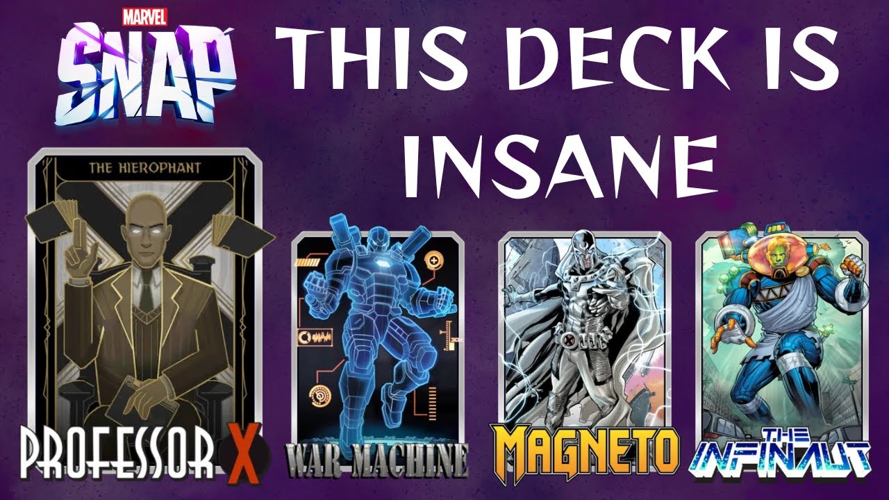 Lock Them But Not Us – Professor X & War Machine Deck | Marvel Snap Gameplay