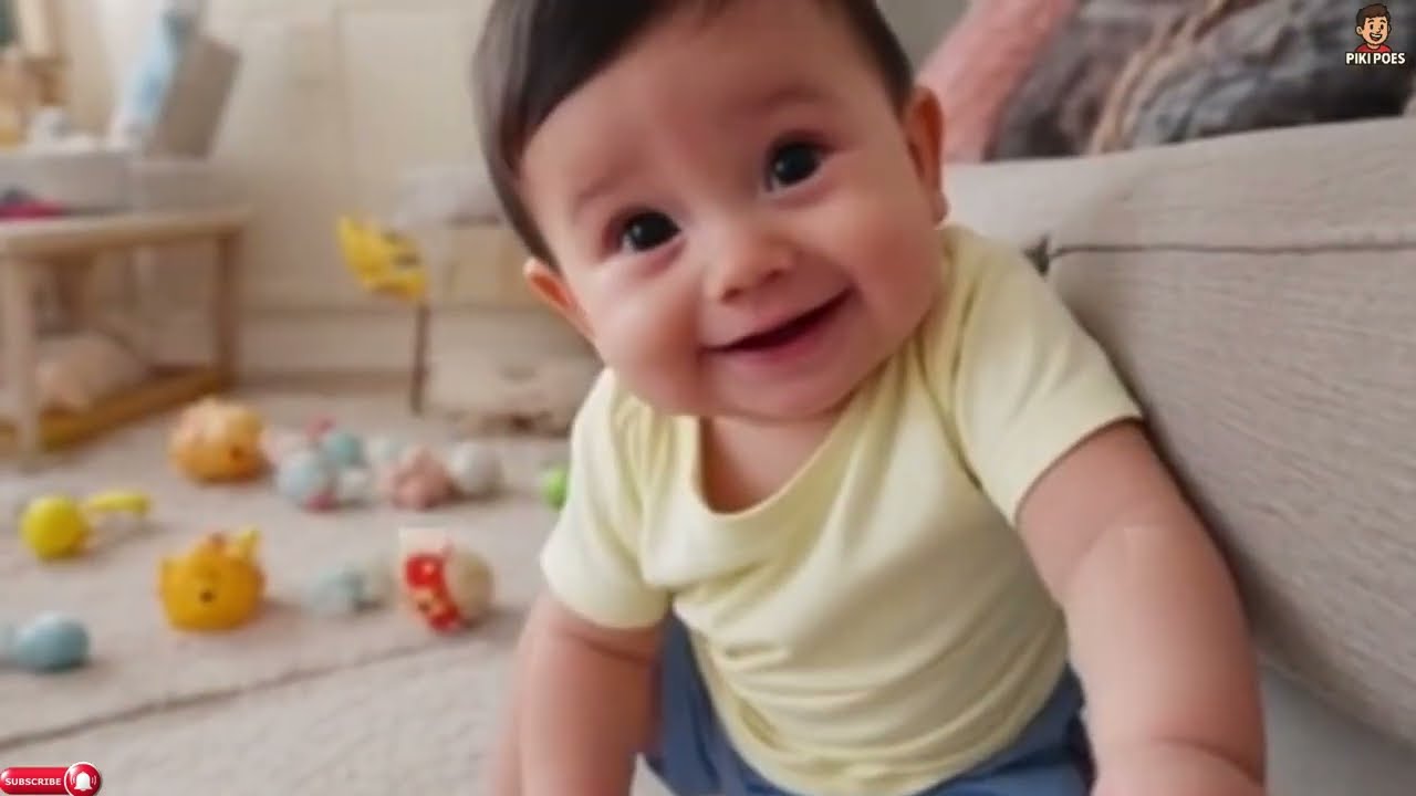 My Happy Little Home 🏠 | Baby Running, Swing Fun & Cute Playtime 👶🎠