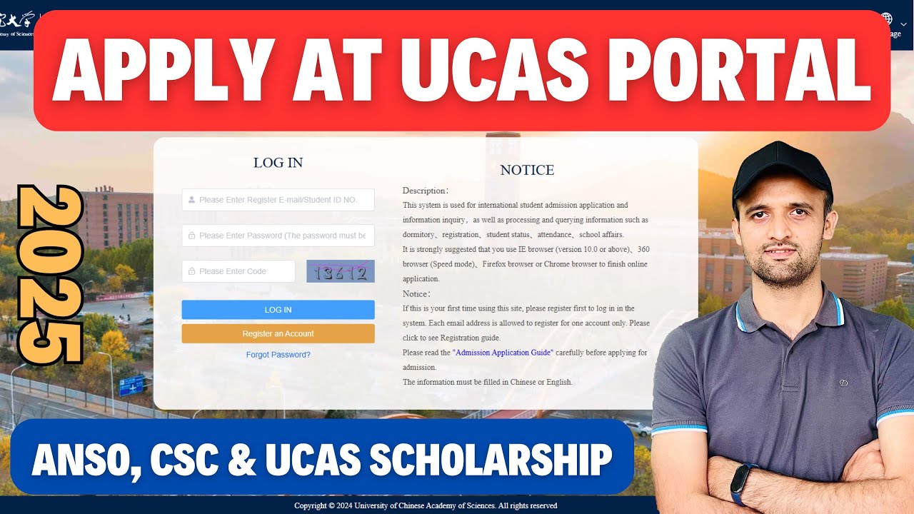How to fill UCAS Application form for ANSO, CSC & UCAS Scholarships