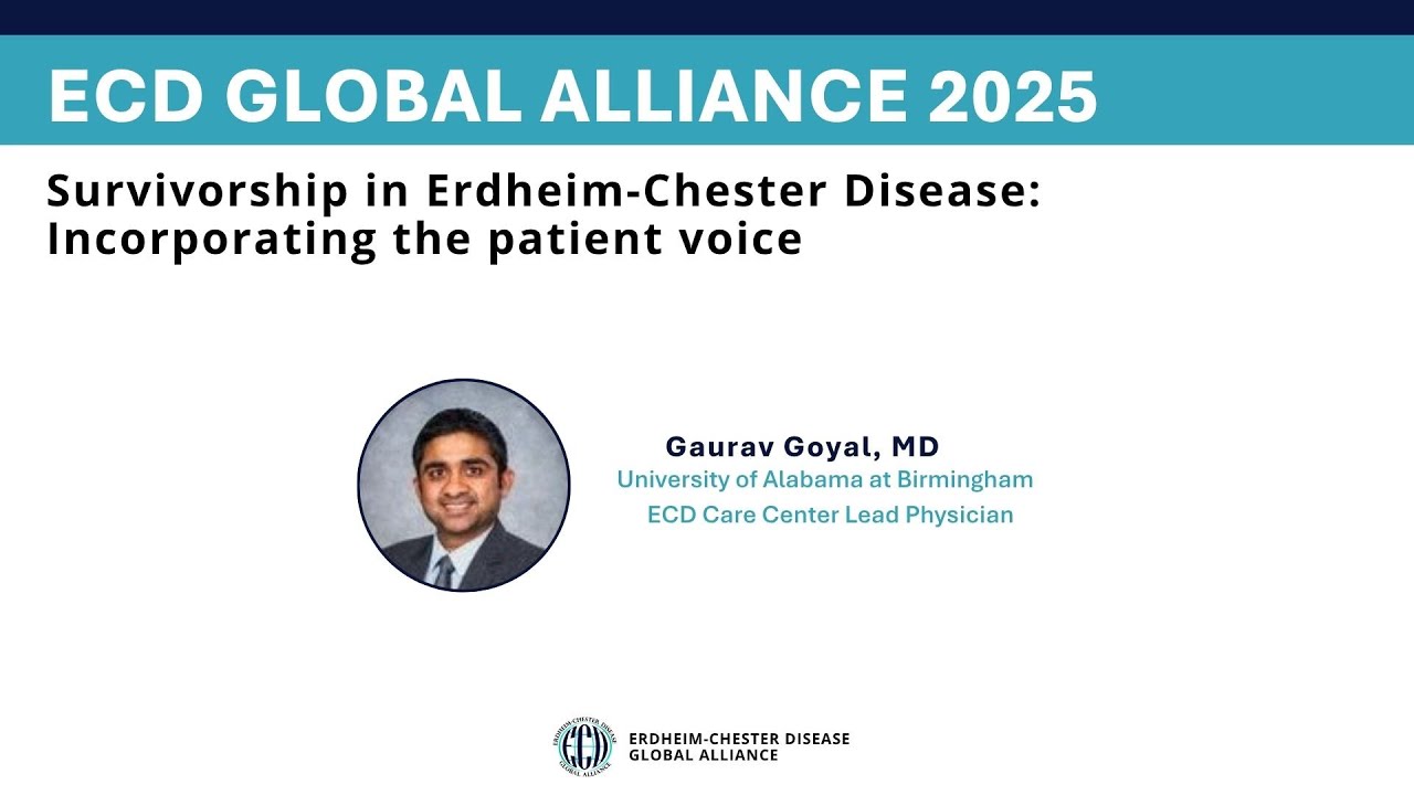 2025 - Webinar - Survivorship in ECD: Incorporating the patient voice - Gaurav Goyal