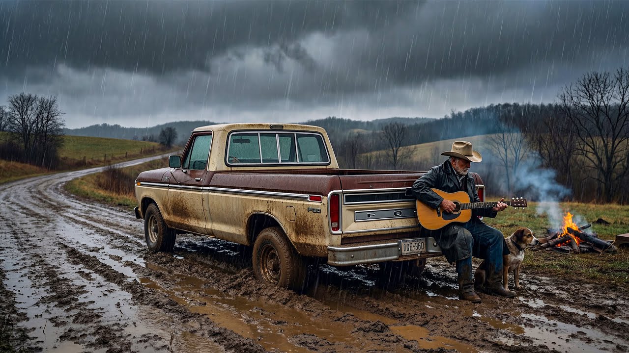 Classic Western Acoustic Blues - Sad & Emotional Cowboy Music for Relaxing & Deep Thinking