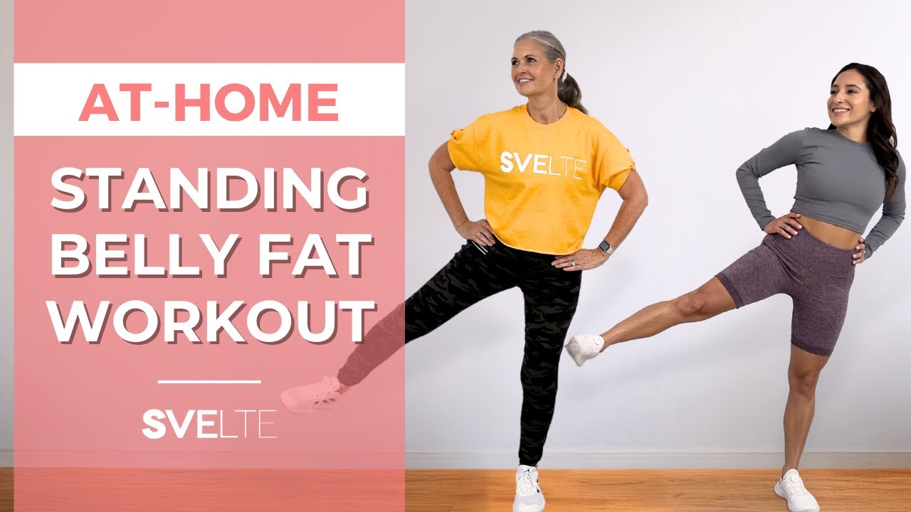 Standing Belly Fat Workout | At Home | Fat Blasting