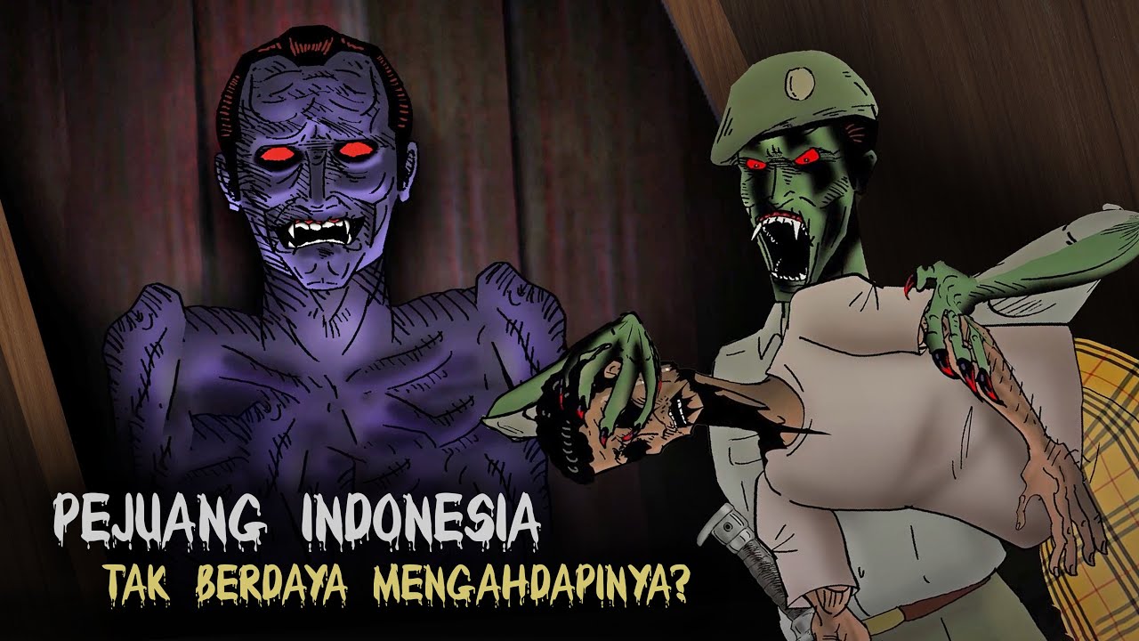 VAMPIR WESTERLING - Rahasia Belanda melawan Gerilya #HORORMISTERI | Kartun Hantu, Animasi horror