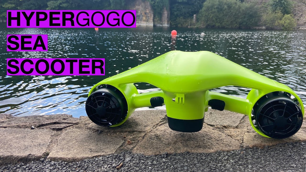 Снорклинг с Hyper GoGo Manta Sea Scooter — распаковка и тестирование в воде — 4k — 2022