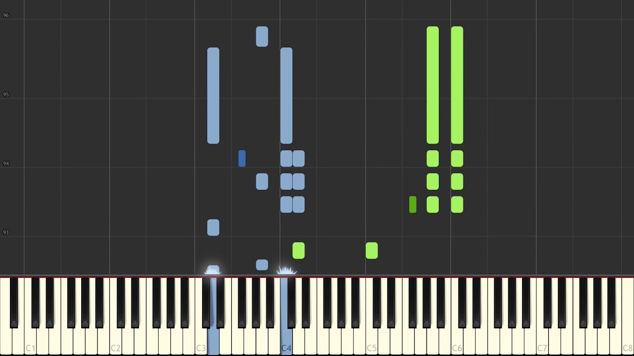 W. A. Mozart - Die Zauberflöte (Duett, Papageno/Papagena) [Synthesia piano tutorial]