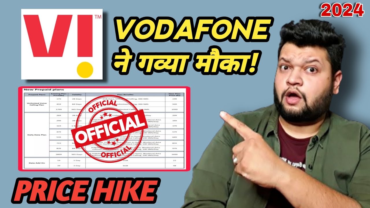 Vi Recharge Price increase 2024 | Vi Price Hike | Vi New Plans increase 4th July 2024 Vodafone Idea🔥