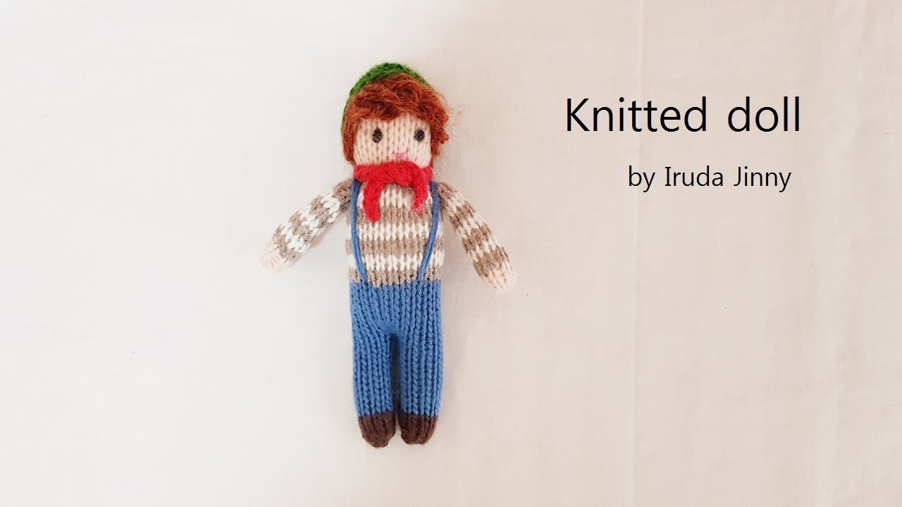 How to knit doll-litte boy Noah part2  handmade knitted doll