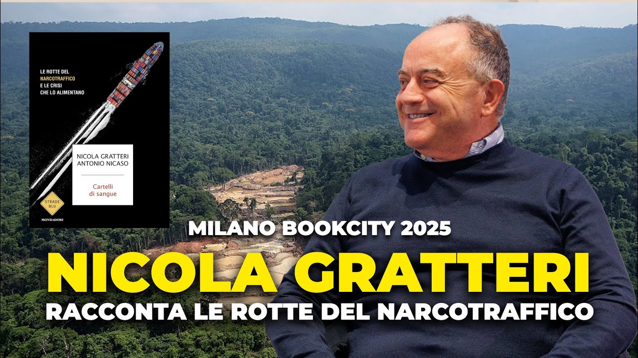 BookCity 2025, Nicola Gratteri racconta le rotte del narcotraffico