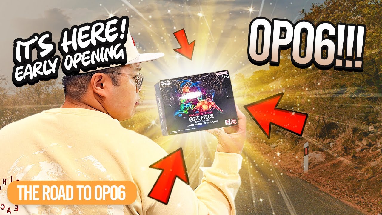 *NEW* OP-06 BOOSTER BOX Early Opening: Wings of the Captain (ENGLISH) - One Piece TCG