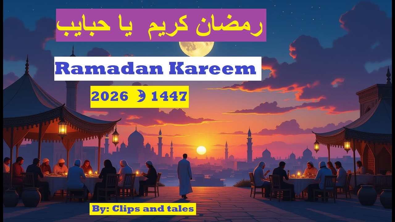 رمضان كريم يا حبايب ـ كايرو سعيد.   🤗 💖     Ramadan Kareem Dearest - Kairo Said