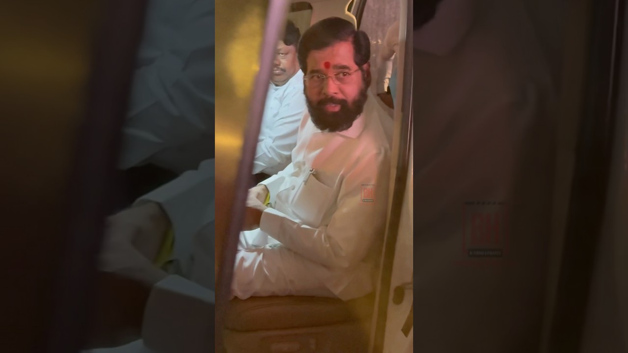 CM Экнат Шинде украсил красную дорожку Maratha Times Samman Awards 2026 #eknathshinde #redcarpet