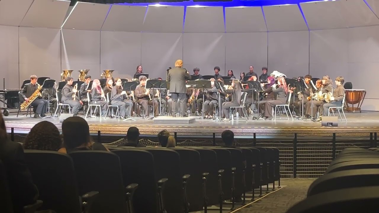February 26, 2026 Westview knights band performing at camelback high school area festival.