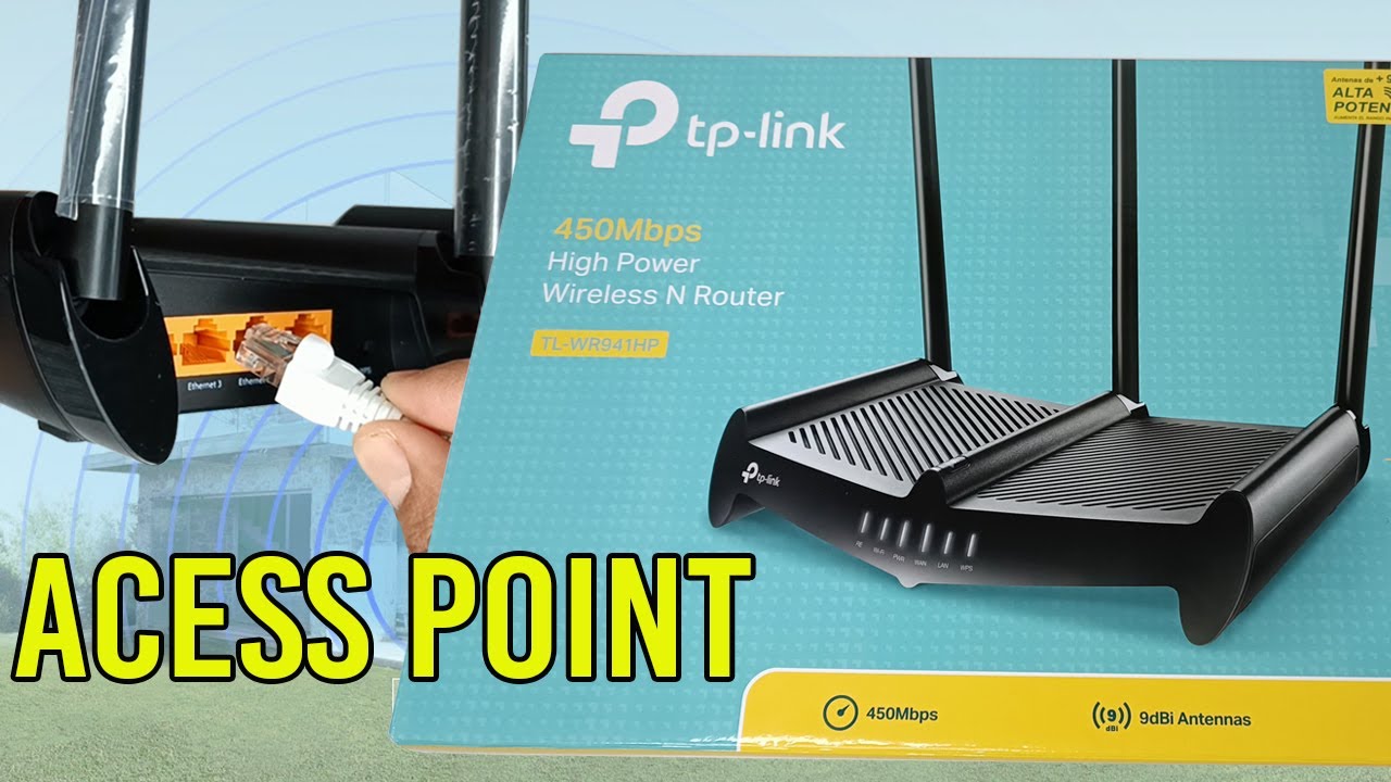 Configurar Router Rompe Muros en Modo PUNTO DE ACCESO-Tplink(Paso a Paso)Fácil