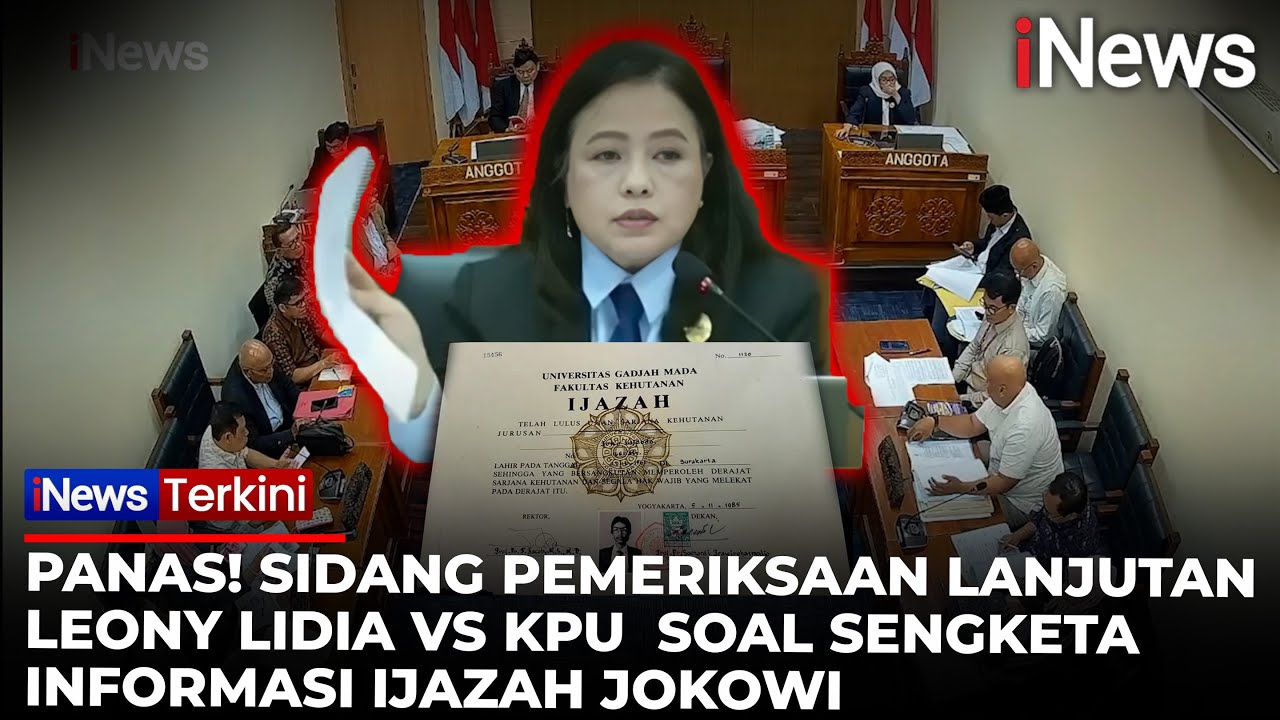 FULL Sidang KIP dengan KPU dan Leony Lidya soal Sengketa Informasi Ijazah Jokowi yang Disembunyikan