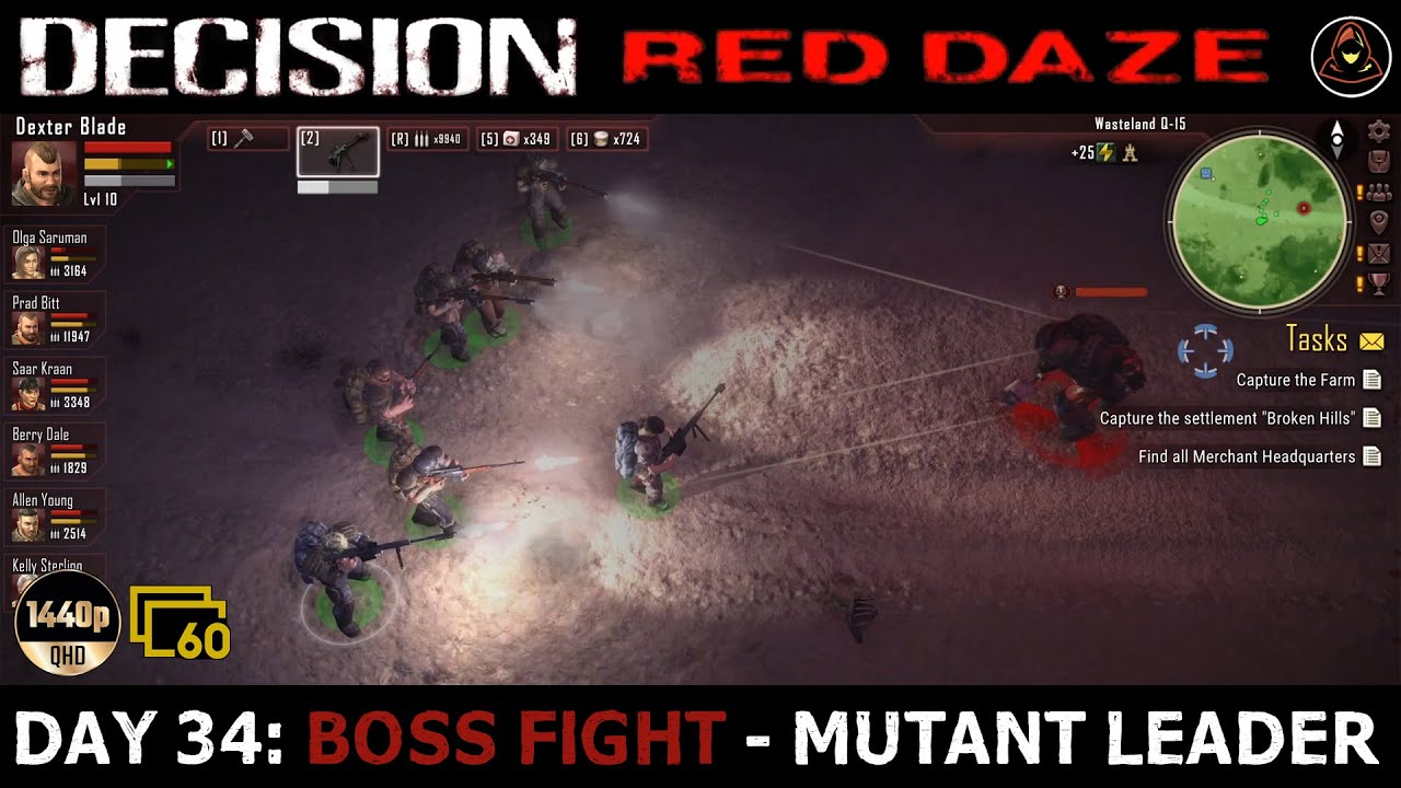 Decision: Red Daze - Day 34 - Boss Fight - Mutant Leader William