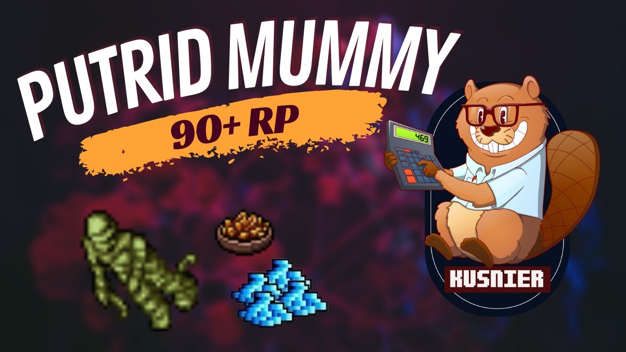 Putrid Mummy | 500 k/h profit | 90+ Paladin | Tibia