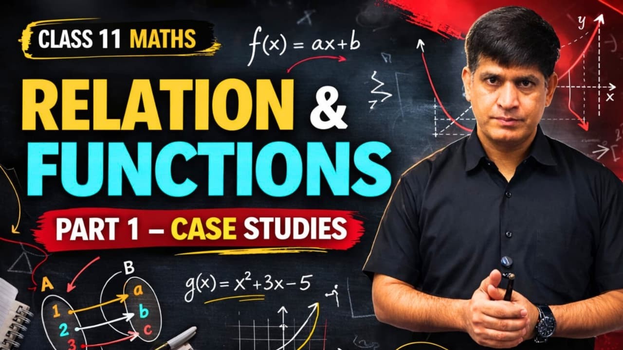 Class 11 Relations & Functions | Most Important Case Studies for CBSE Boards 2026 🔥 | Full Concept. 
