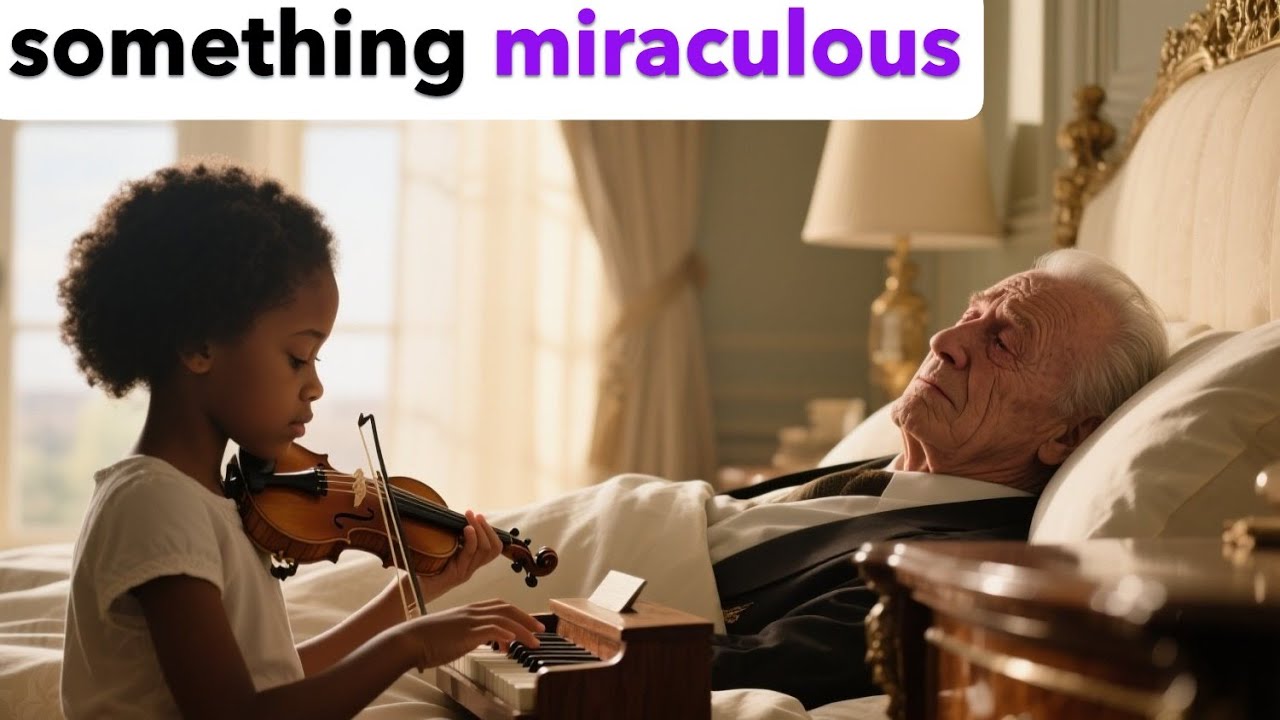 A Black girl played a simple tune for a dying billionaire—then something miraculous happened.