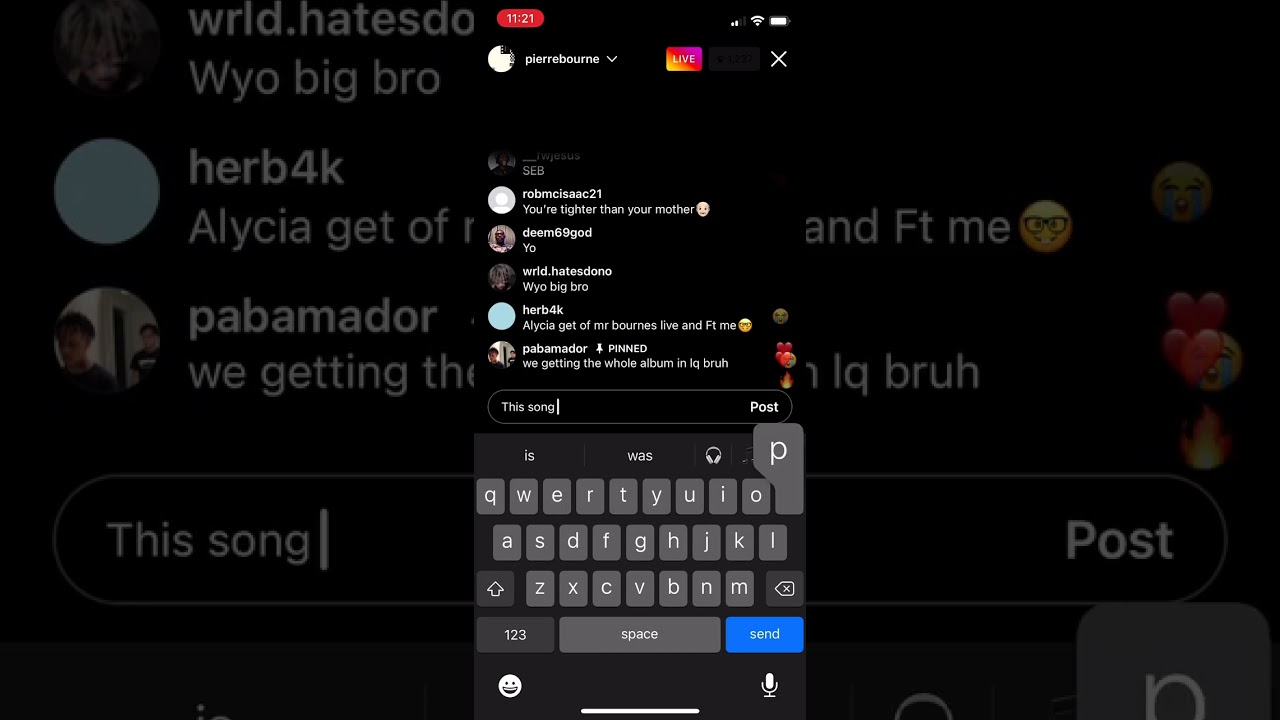 Pierre Bourne IG Live (8/13-14/22) - GM Listening