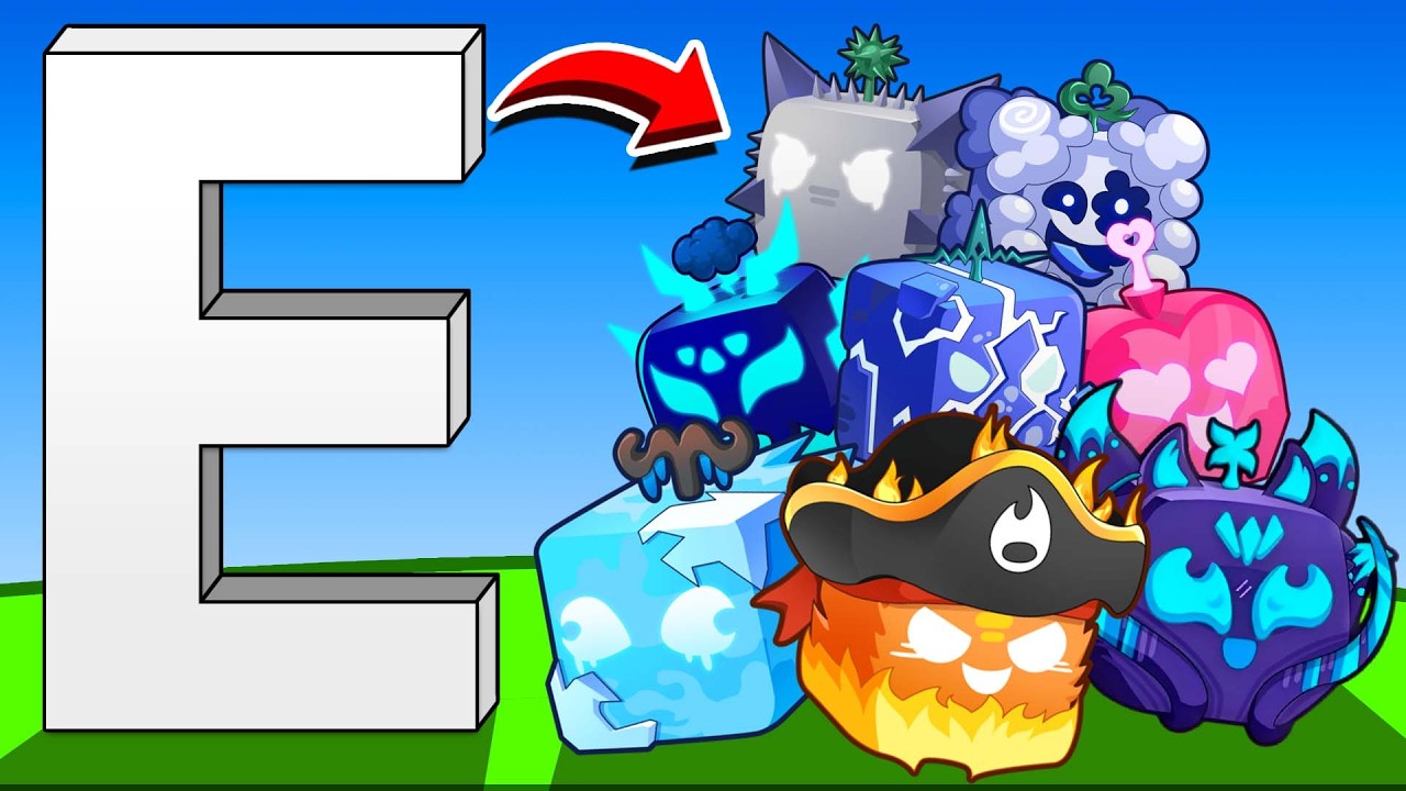 Choose Your Random Blox Fruit By Only Knowing It's Last Letter, Then Battle